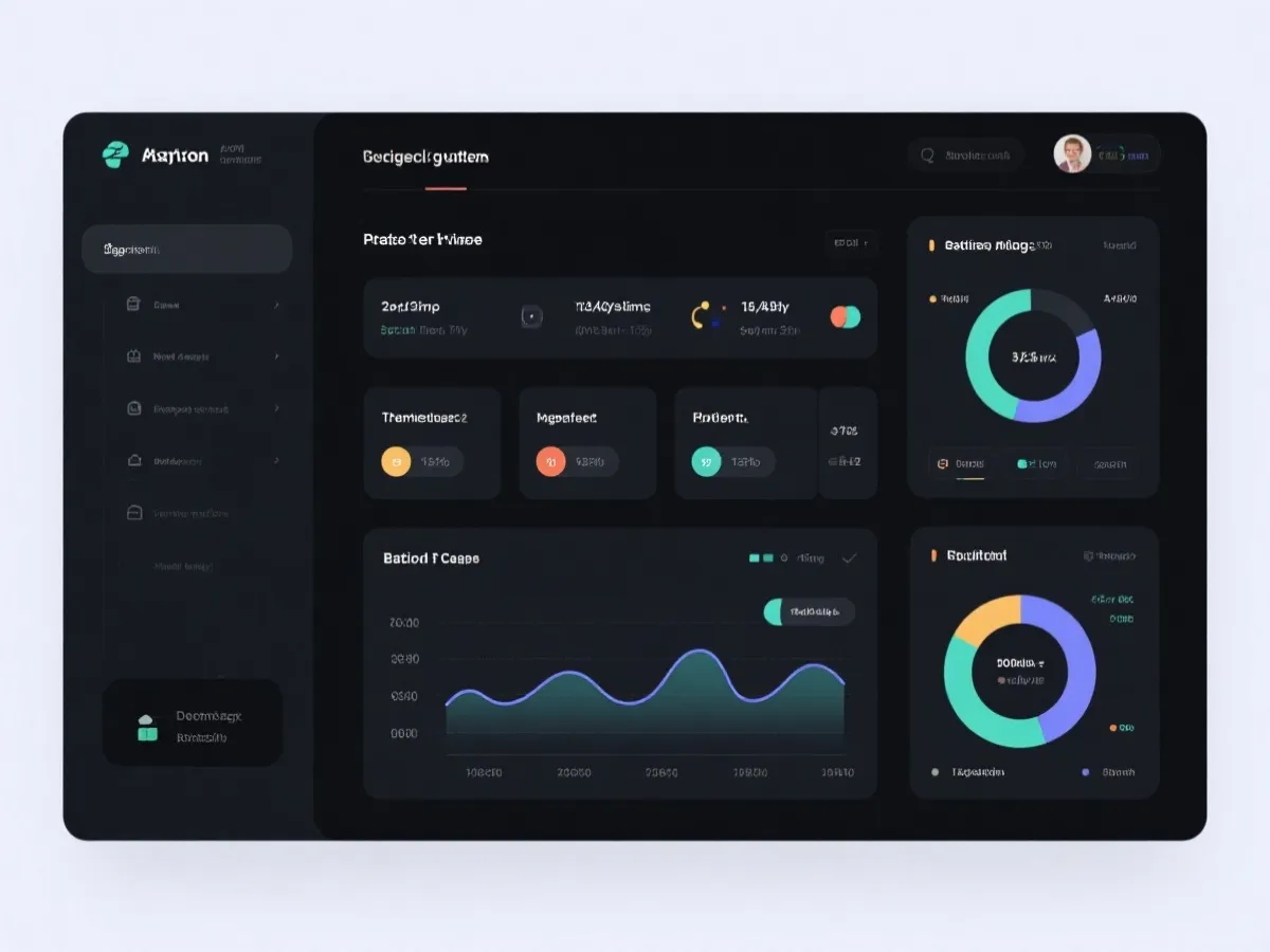 数据看板示意图